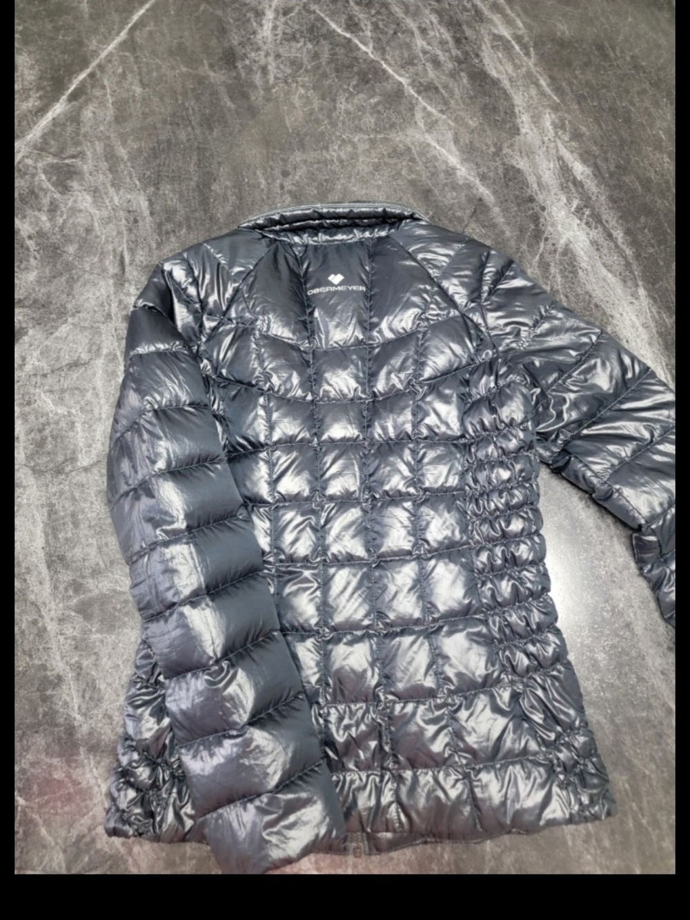 Obermeyer Women's Shiny Quilted Puffer Jacket - Black